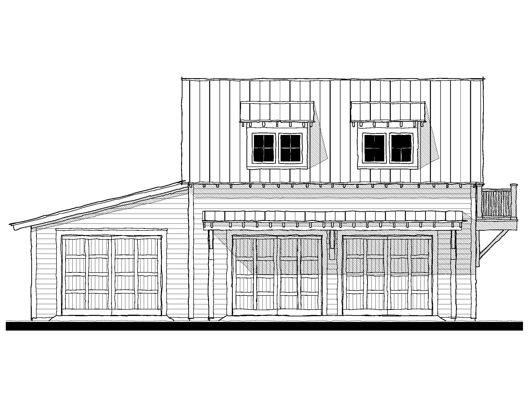 073106 Garage — featured elevation