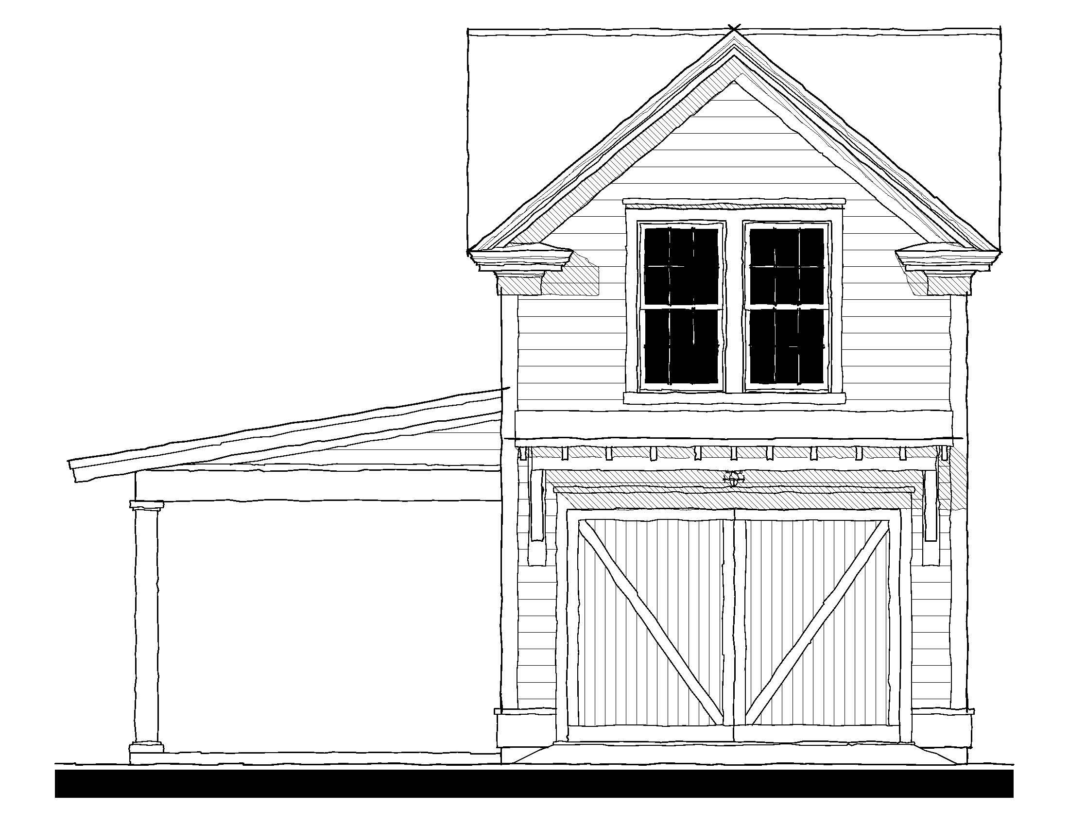 073155 Garage — featured elevation