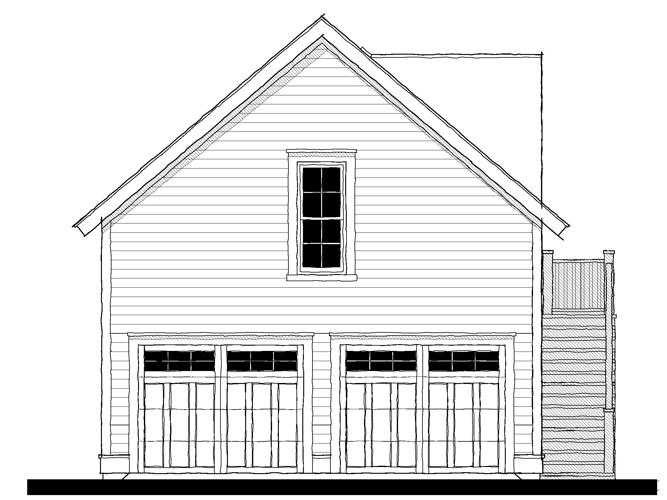 13344A Garage — featured elevation