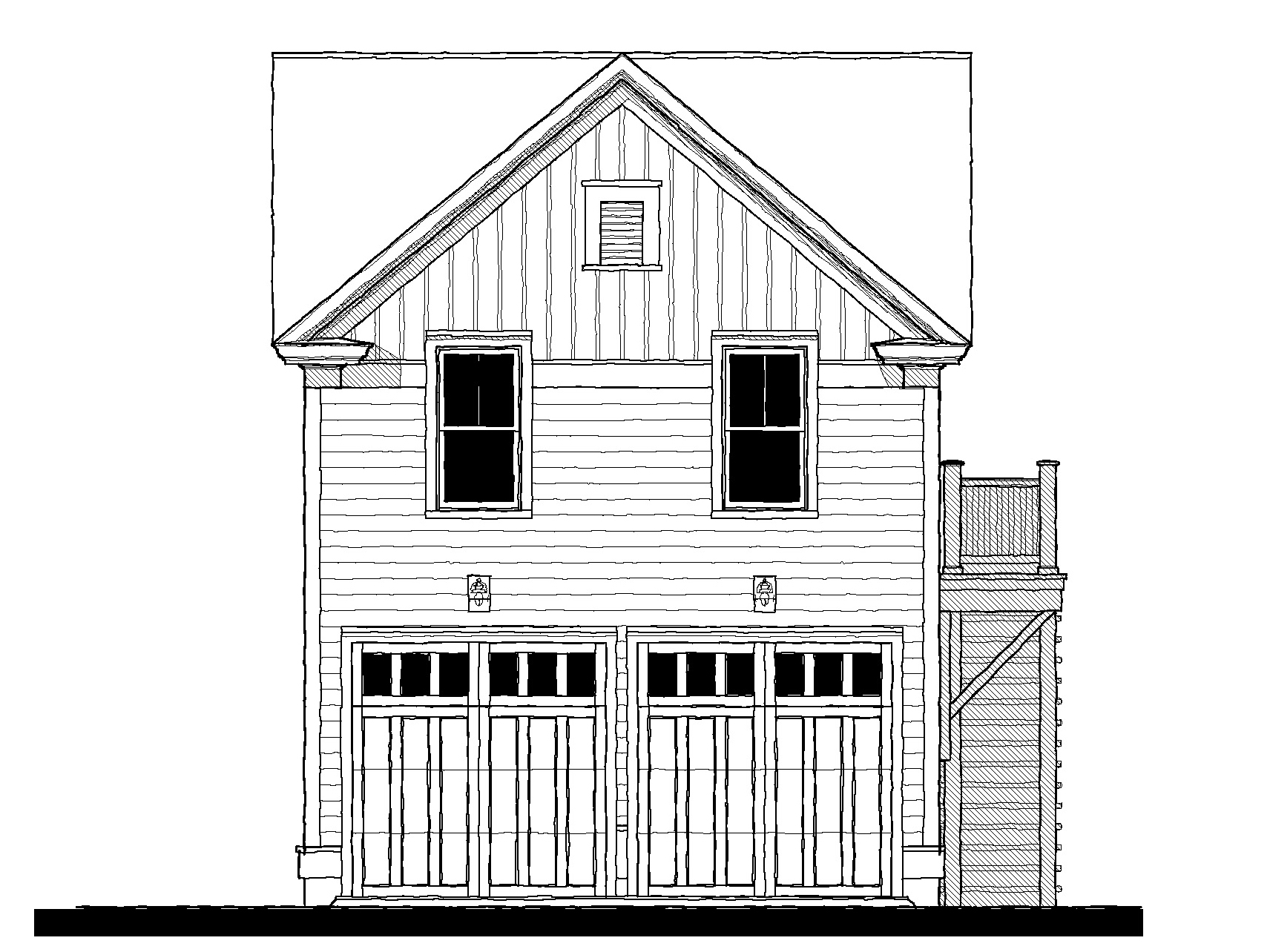 13344B Garage — featured elevation