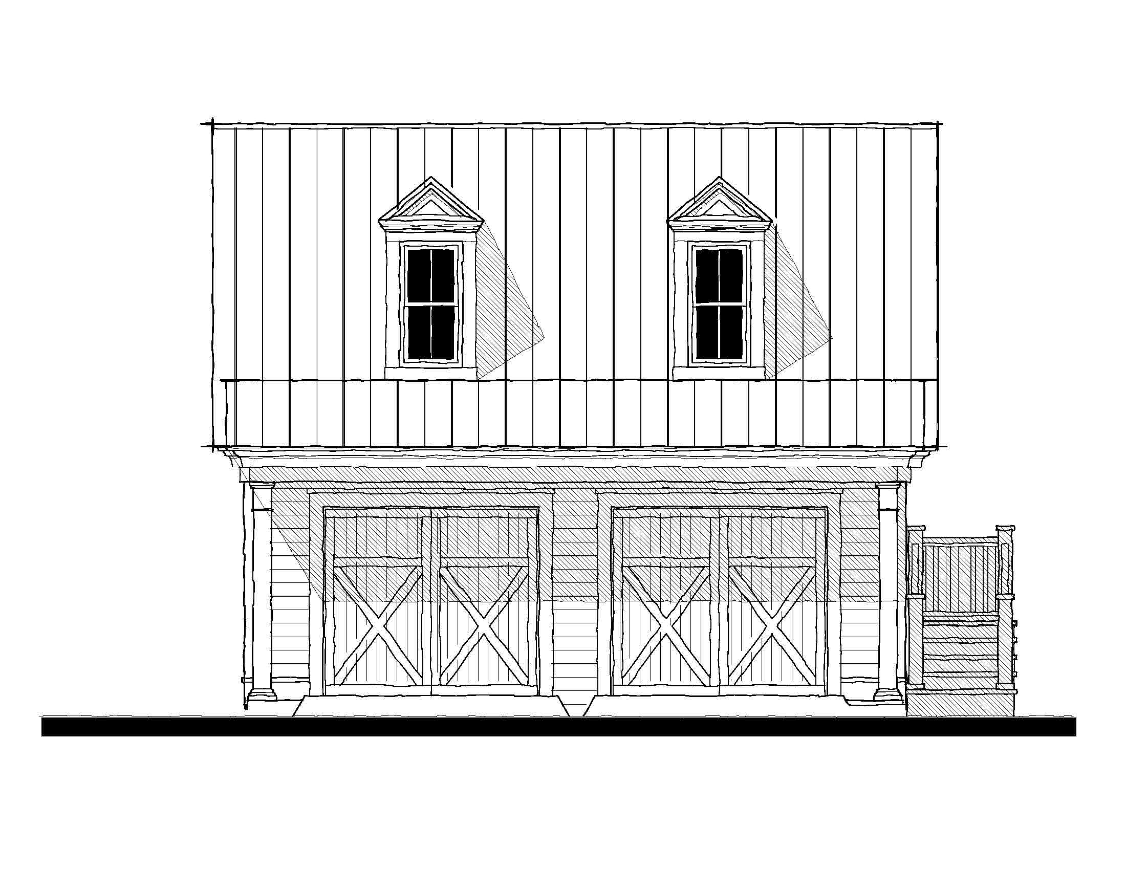 143191 Garage — featured elevation
