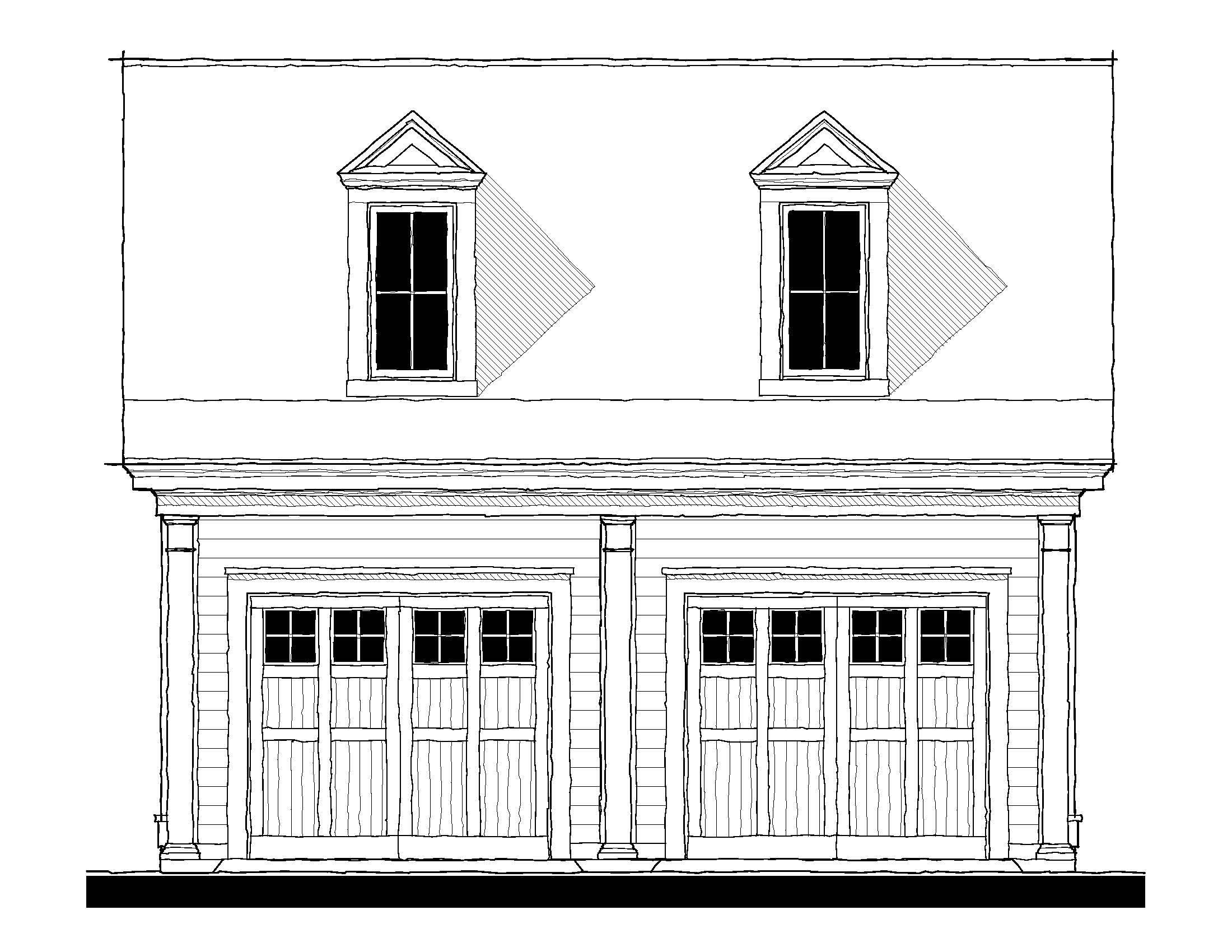 173129 Garage — featured elevation