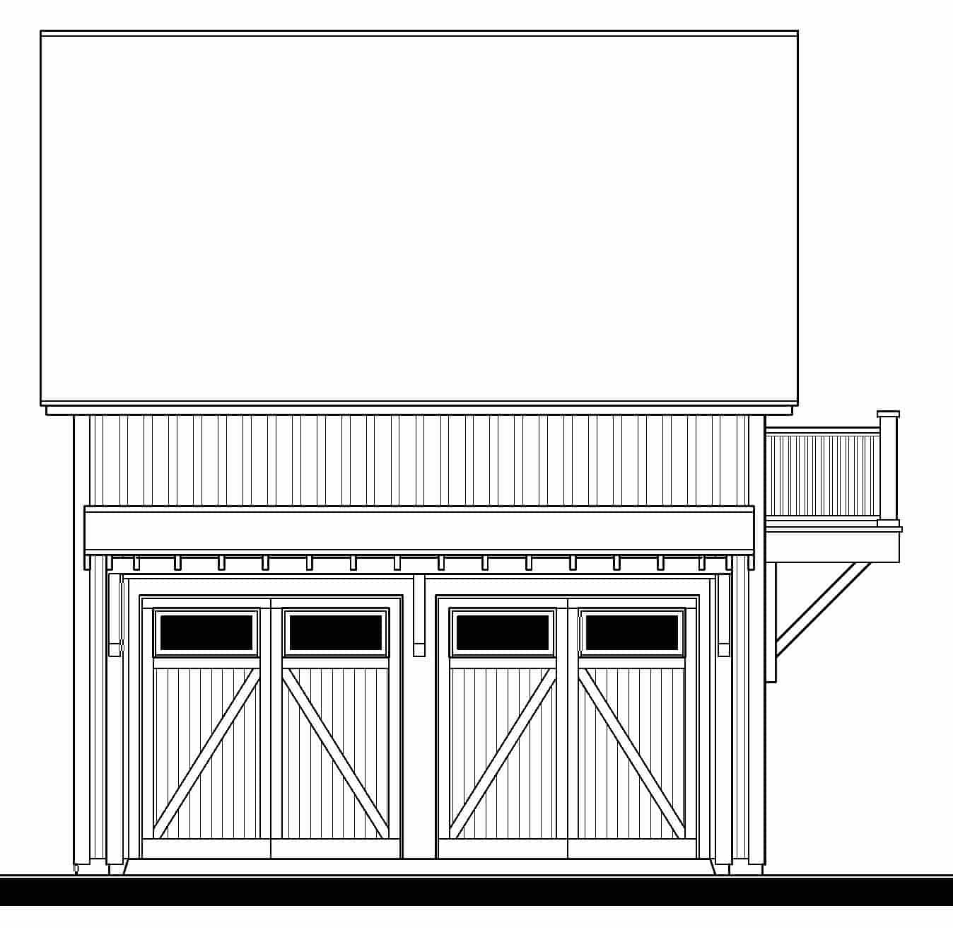173190 Garage — featured elevation