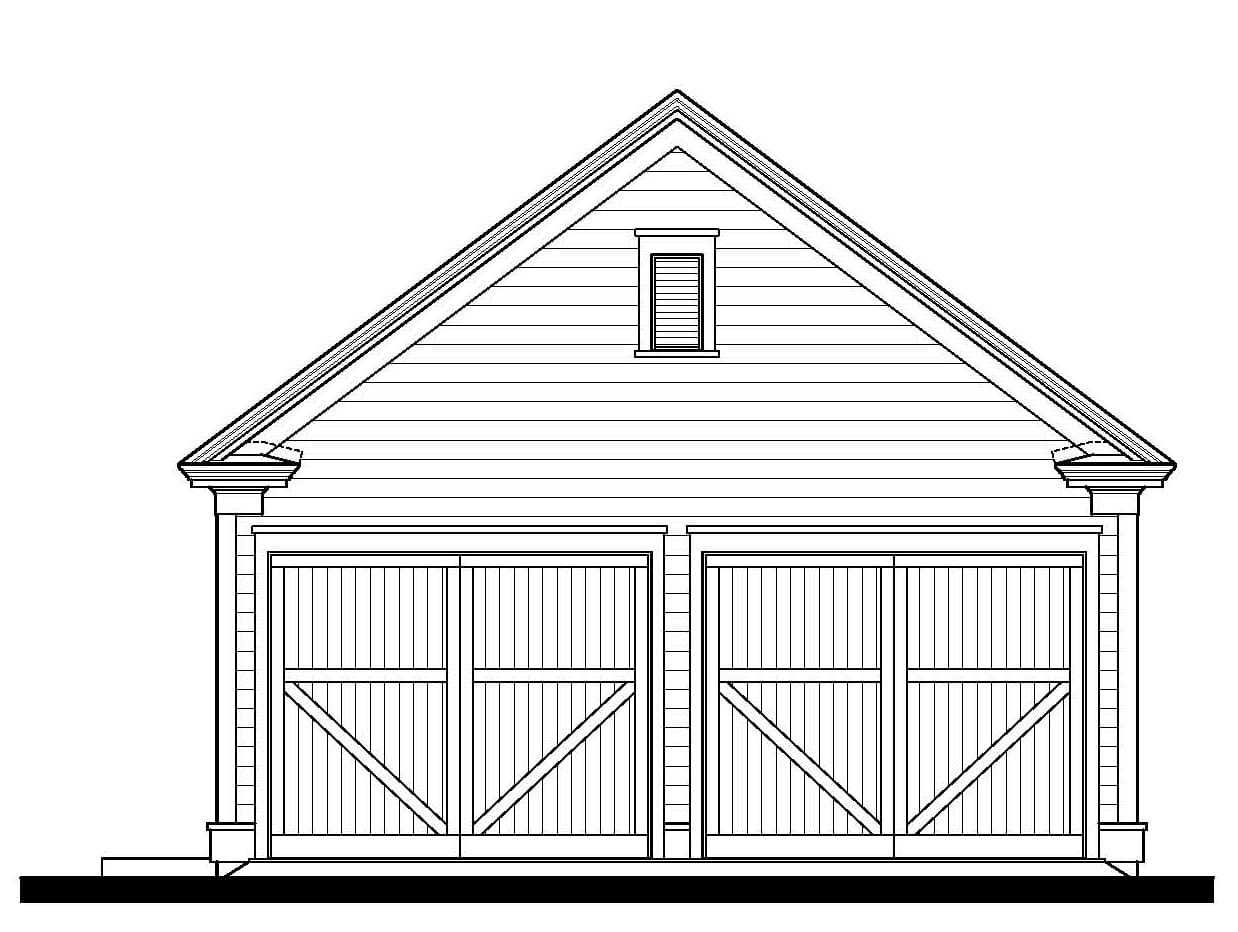 17337 Garage — featured elevation