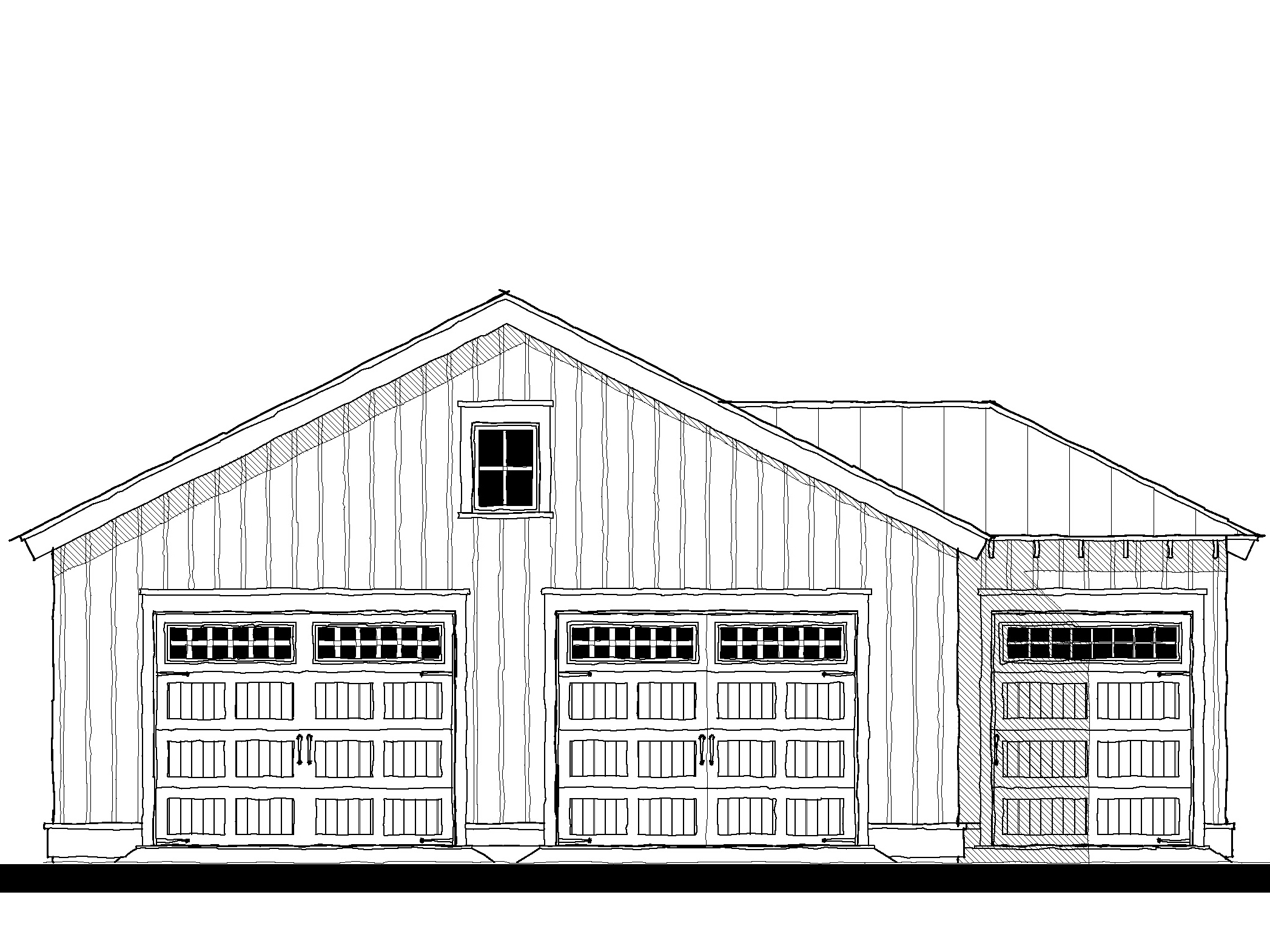 183166 Garage — featured elevation