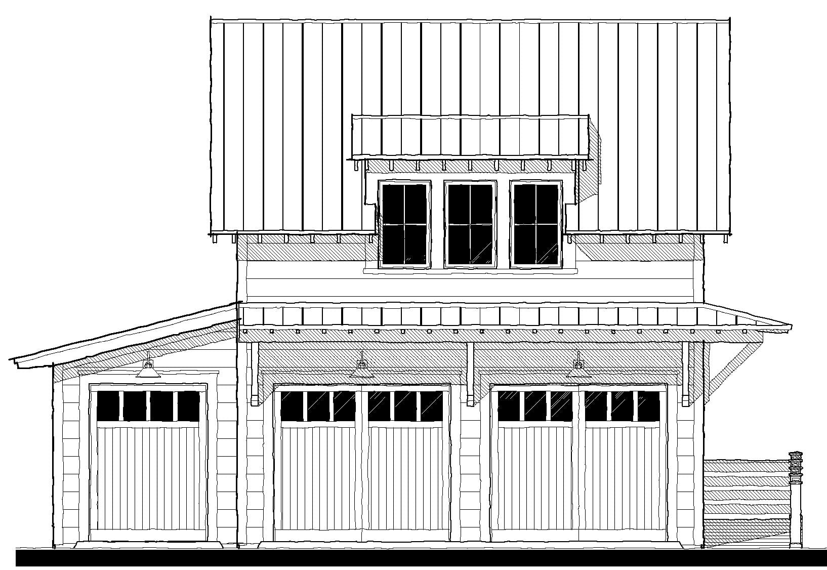 21394 Garage — featured elevation