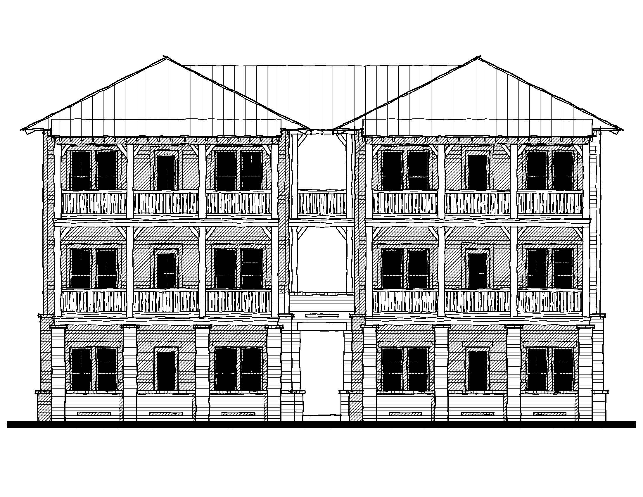 Carlton Landing Mansion Flats — featured elevation