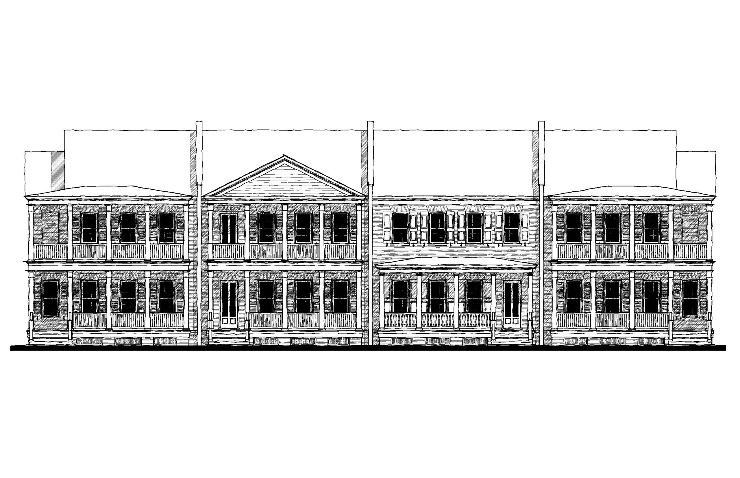 Carolina Commons Townhouse B1 — featured elevation