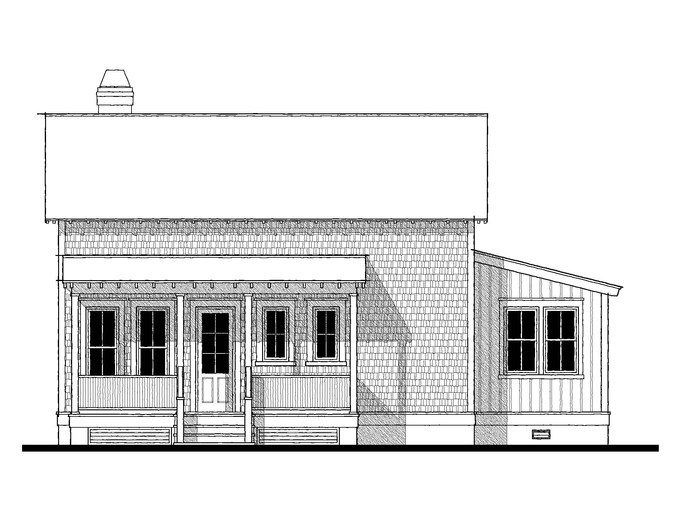Carson House — featured elevation