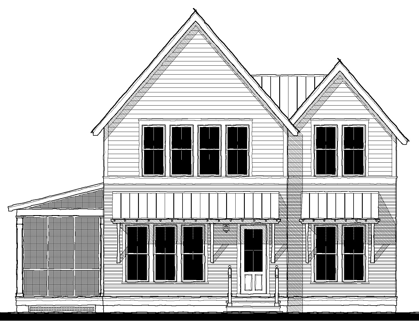 Cassatt Cottage (203184) — featured elevation