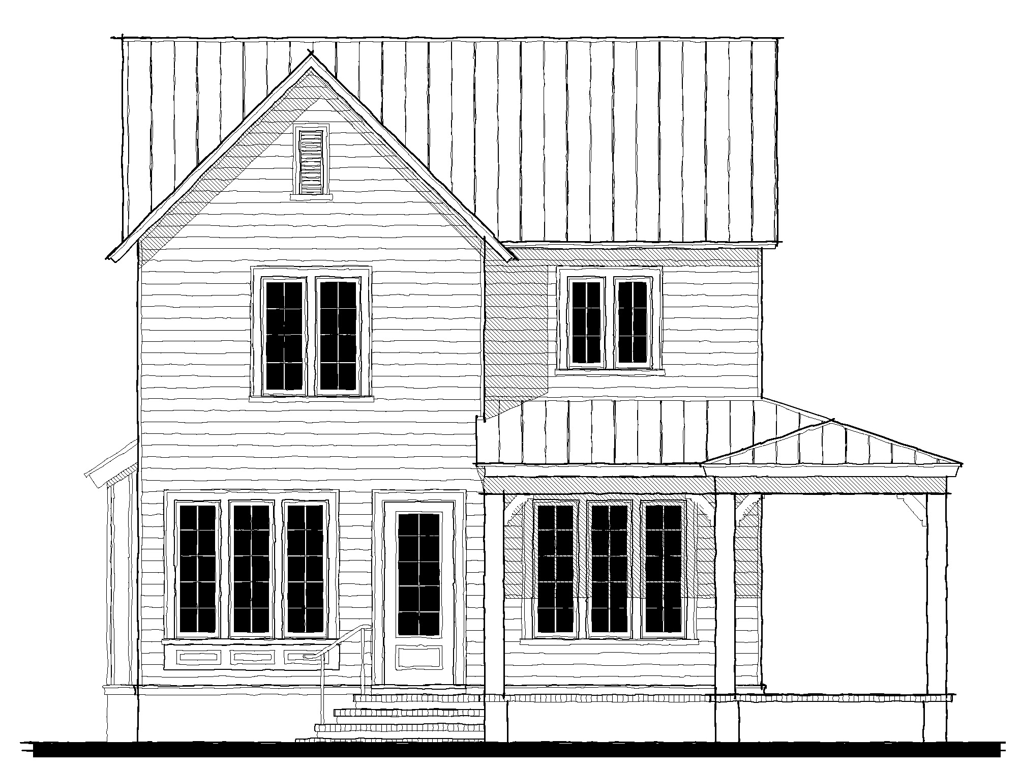 Conroy Cottage (203110) — featured elevation