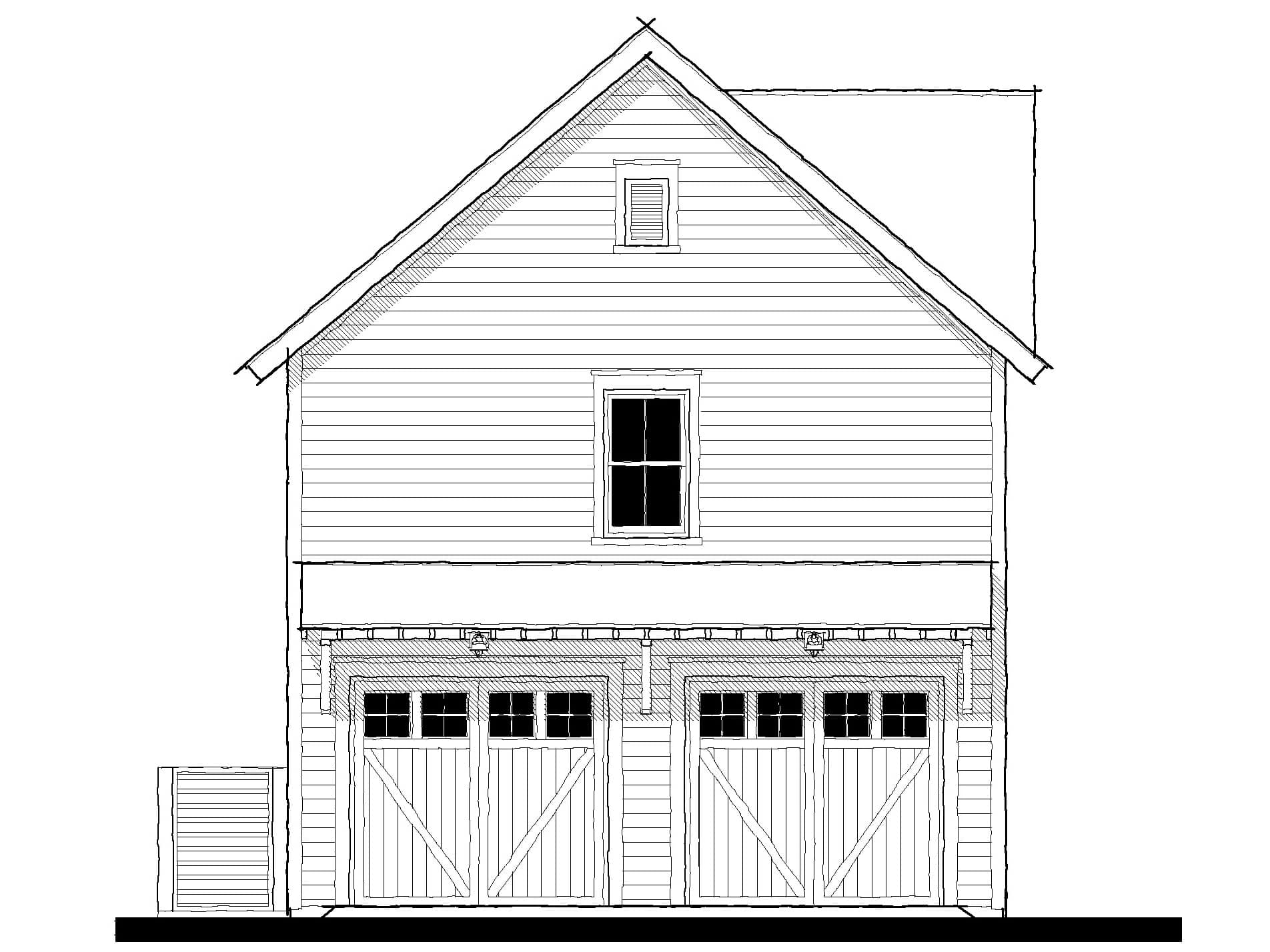 Garage (22335G) — featured elevation