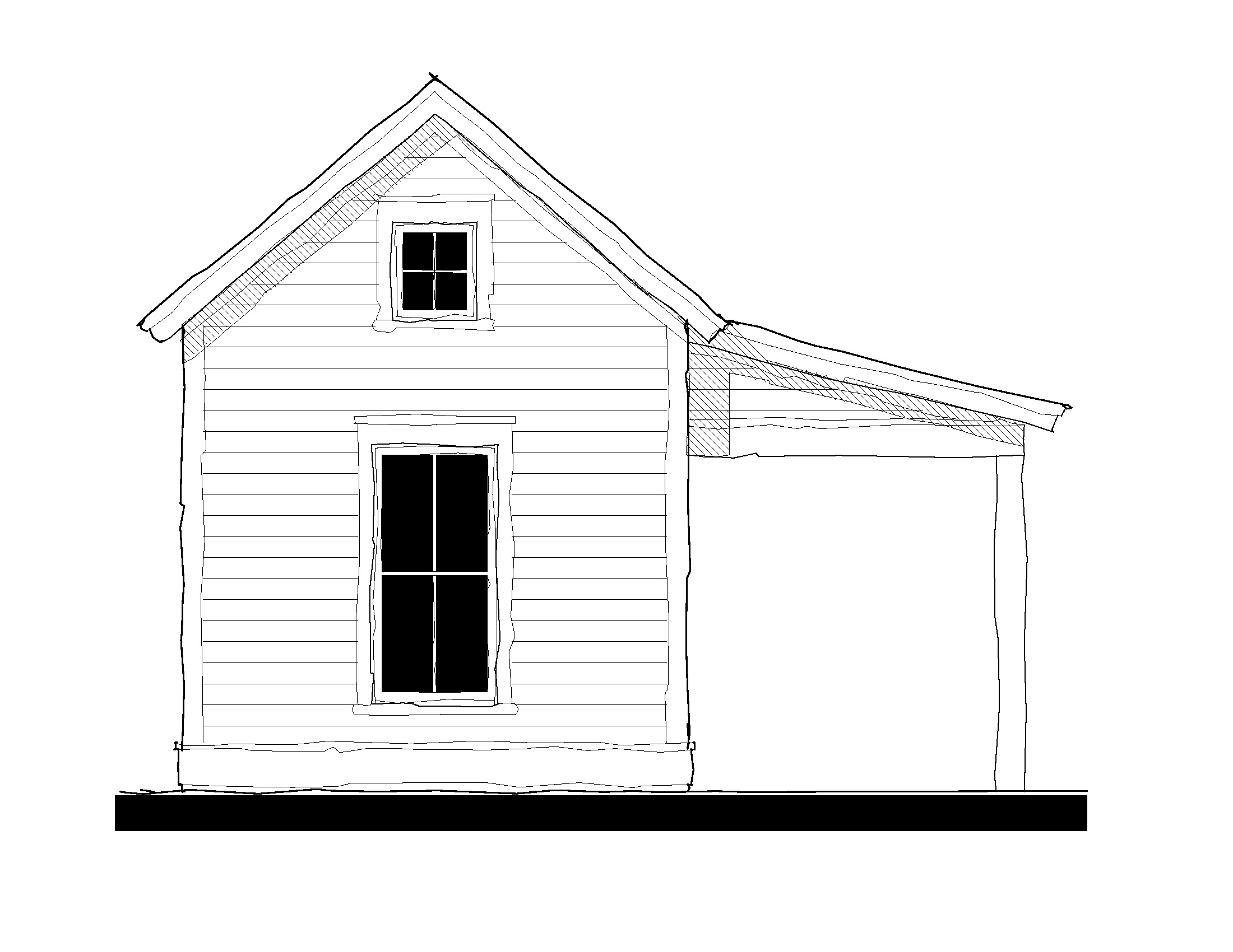 Guest Cottage (223151G) — featured elevation