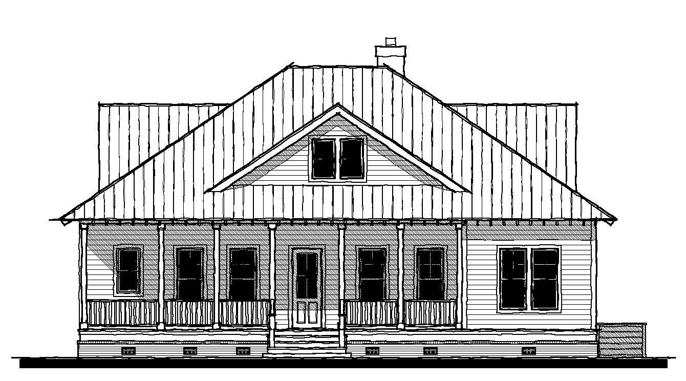 Inlet Retreat (16403C) — featured elevation