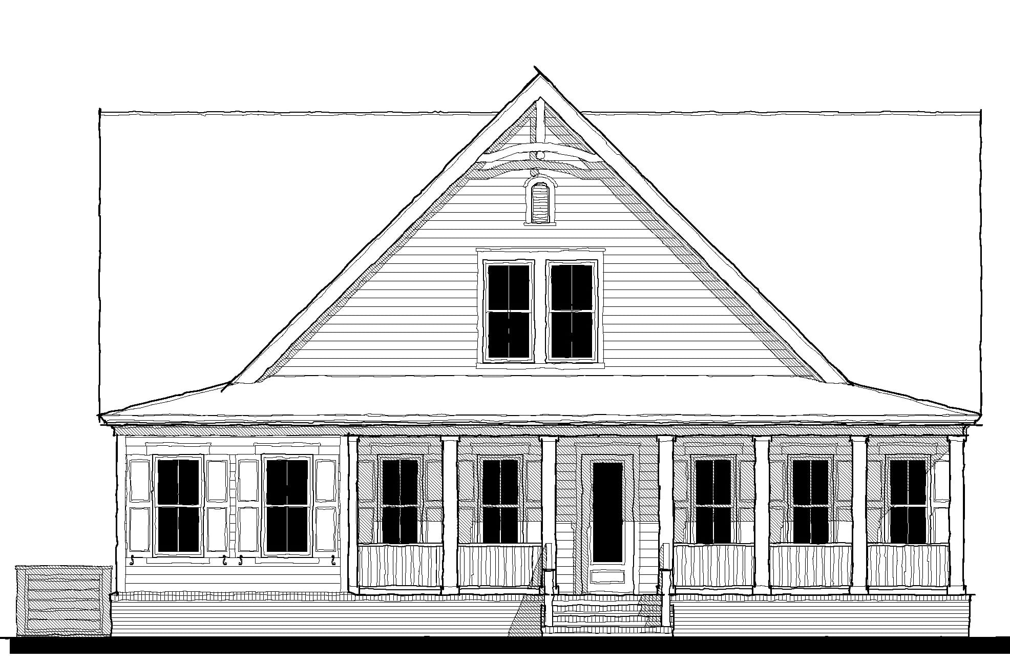 Inlet Retreat (213109) — featured elevation