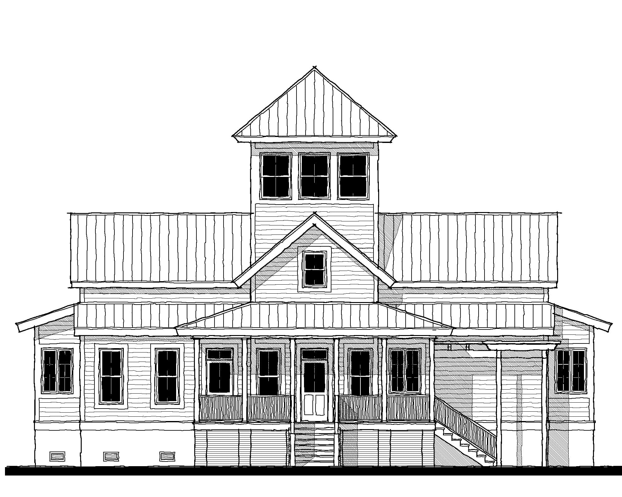 Key Cottage (10329) — featured elevation