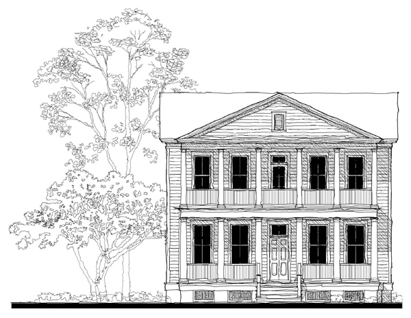 The Chesapeake (07397) — featured elevation