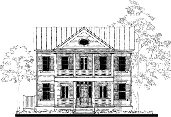 The Chesapeake (07398) — featured elevation