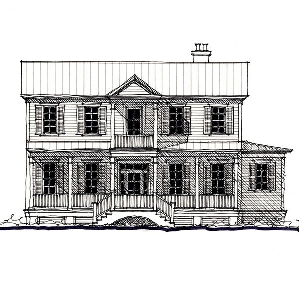 The Oglethorpe — featured elevation