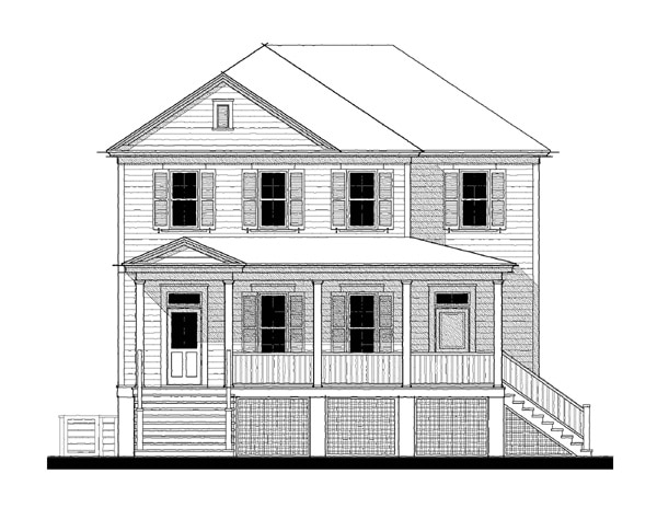 The Prairie House (10383) — featured elevation