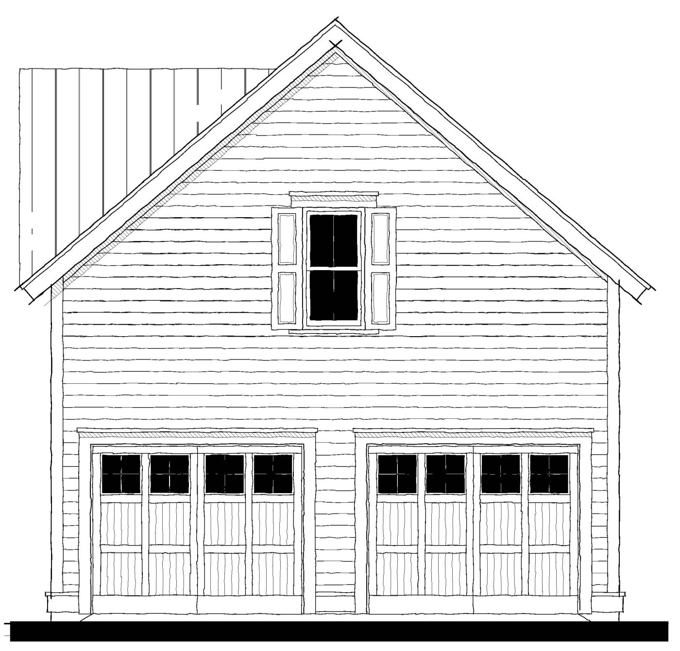 033147 Garage — featured elevation