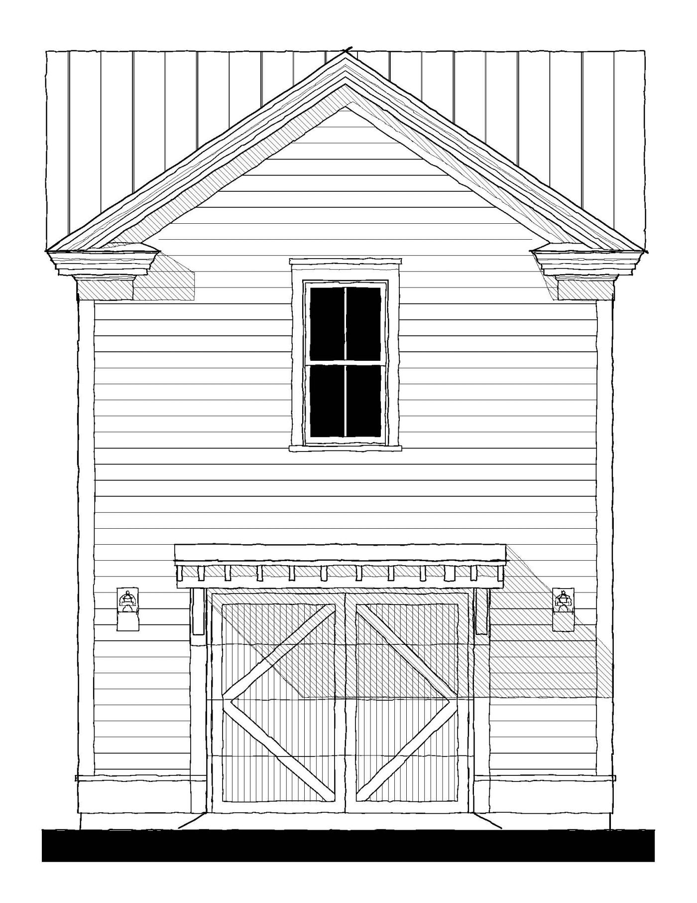 043179 Garage — featured elevation