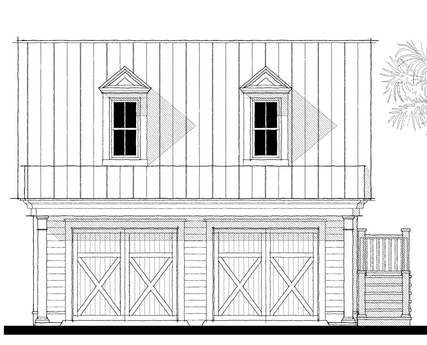 043233 Garage — featured elevation
