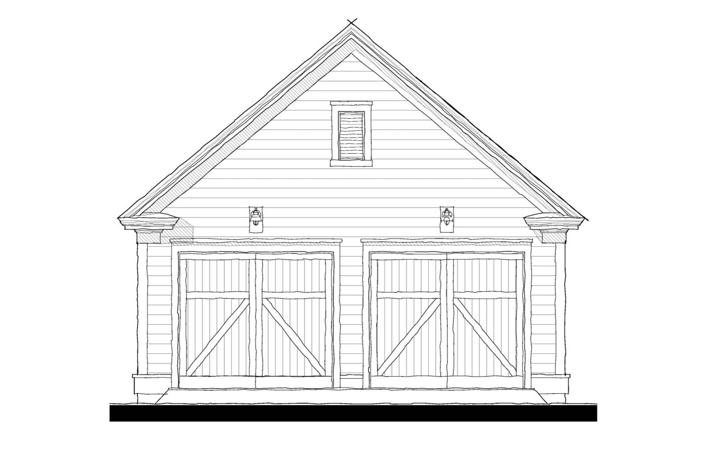 053306 Garage — featured elevation