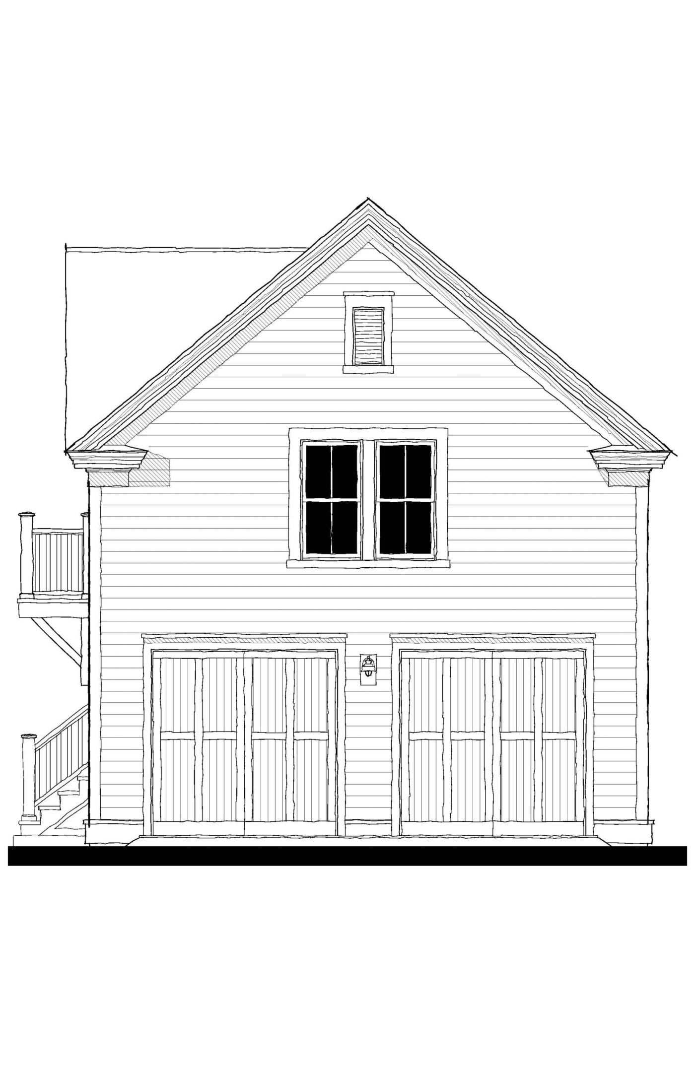 053320 Garage — featured elevation
