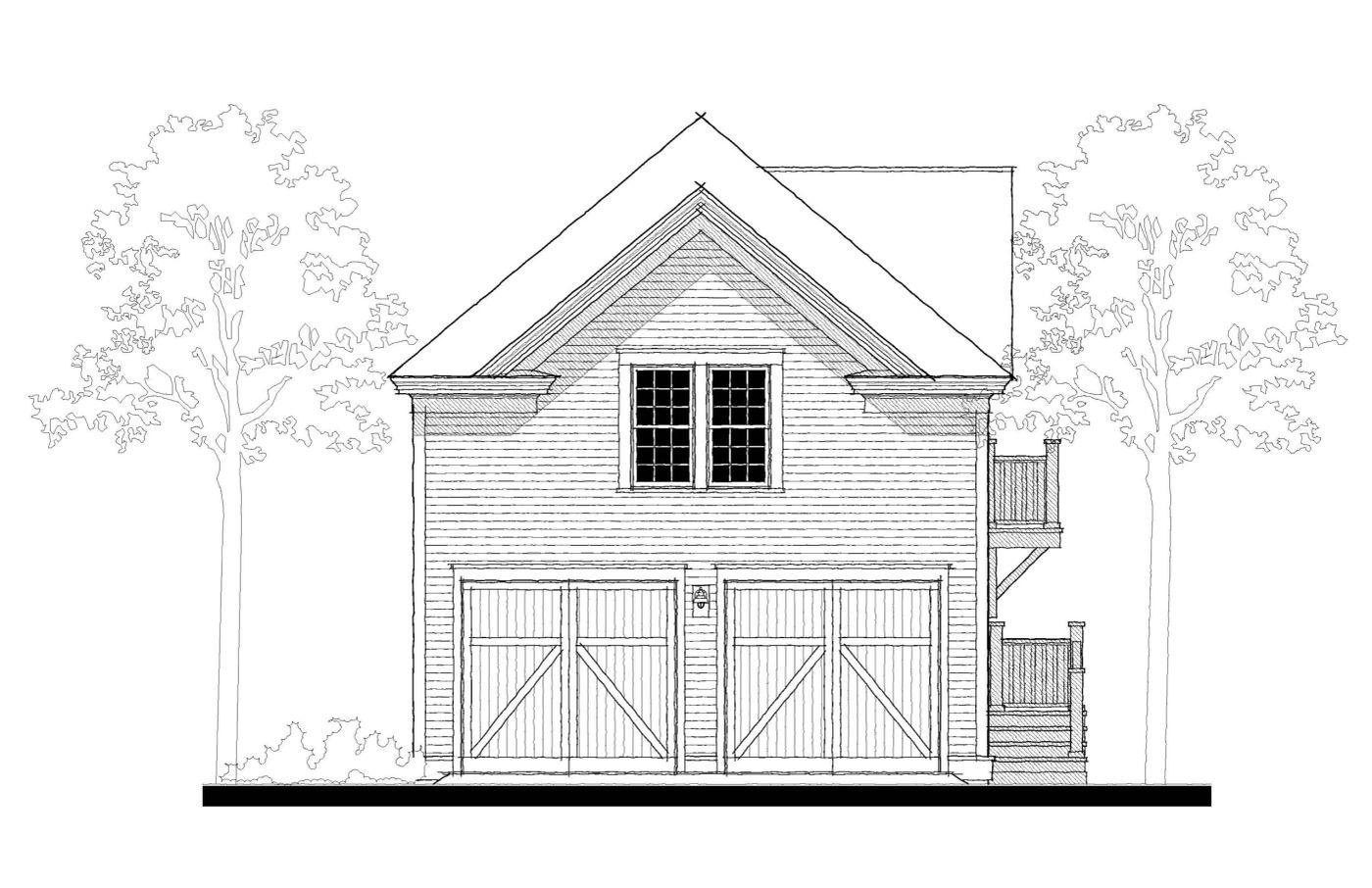 05362 Garage — featured elevation
