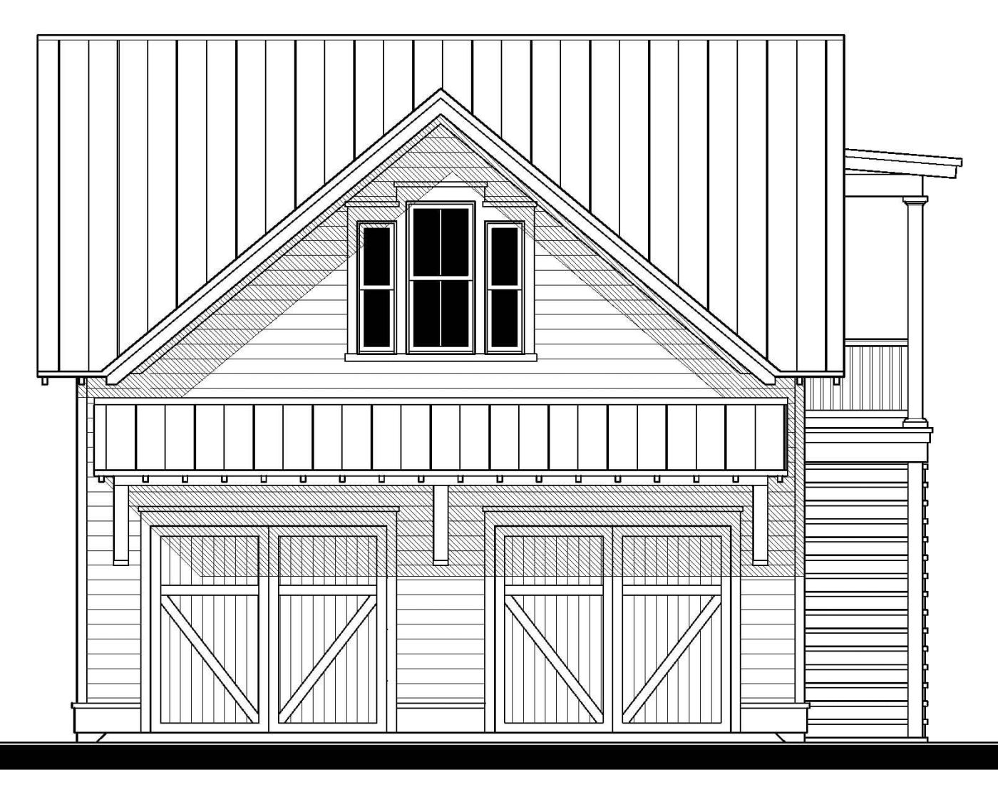 063157 Garage — featured elevation