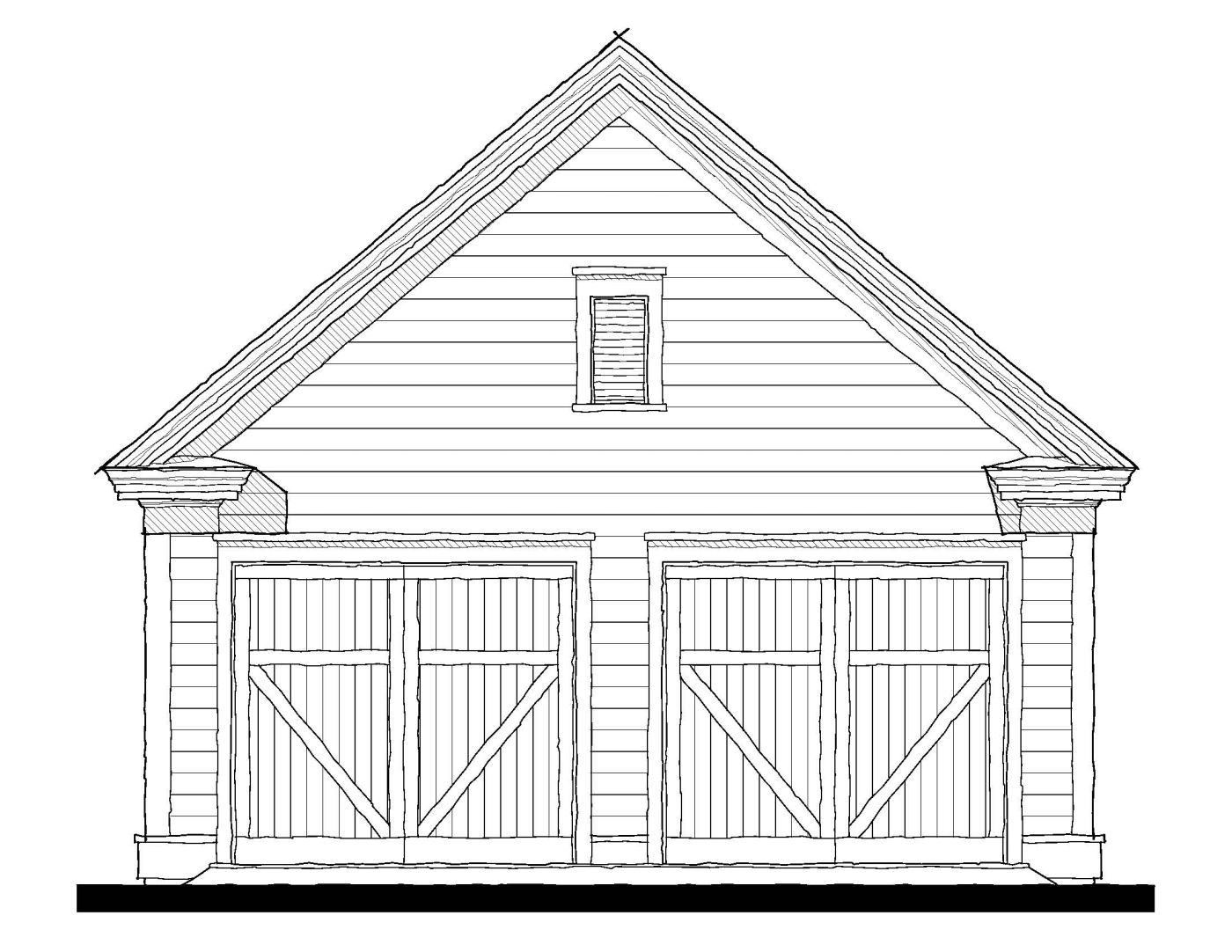063162 Garage — featured elevation