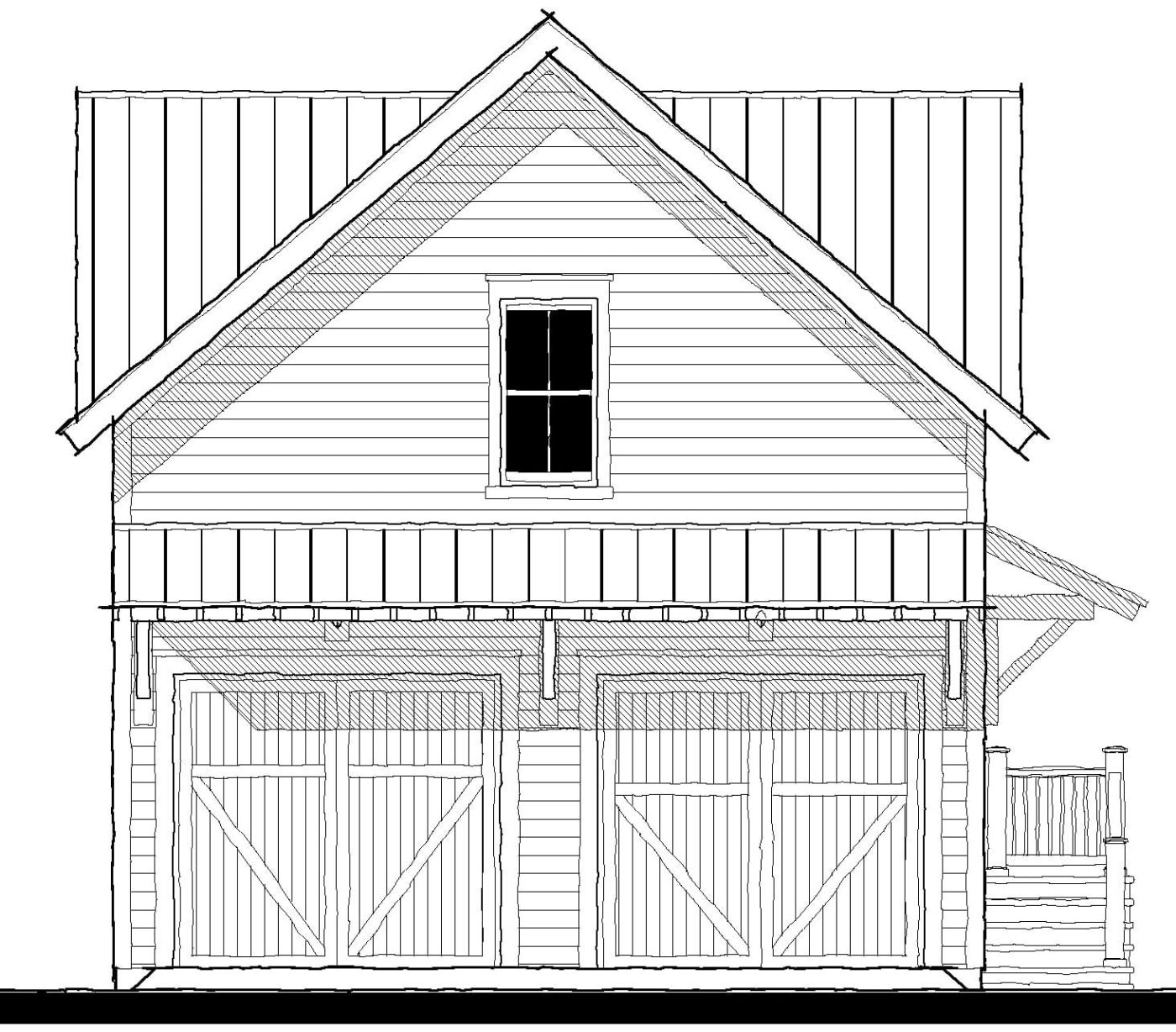 063182 Garage — featured elevation
