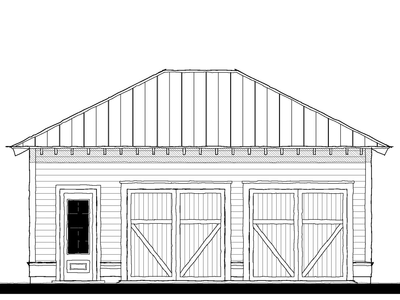 06367 Garage — featured elevation
