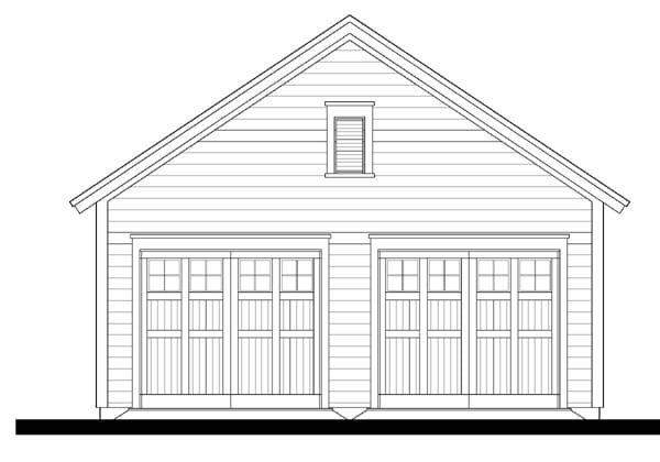073150 Garage — featured elevation