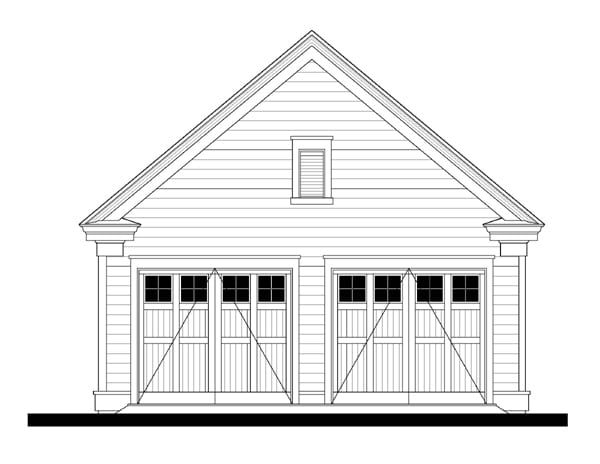 073218 Garage — featured elevation