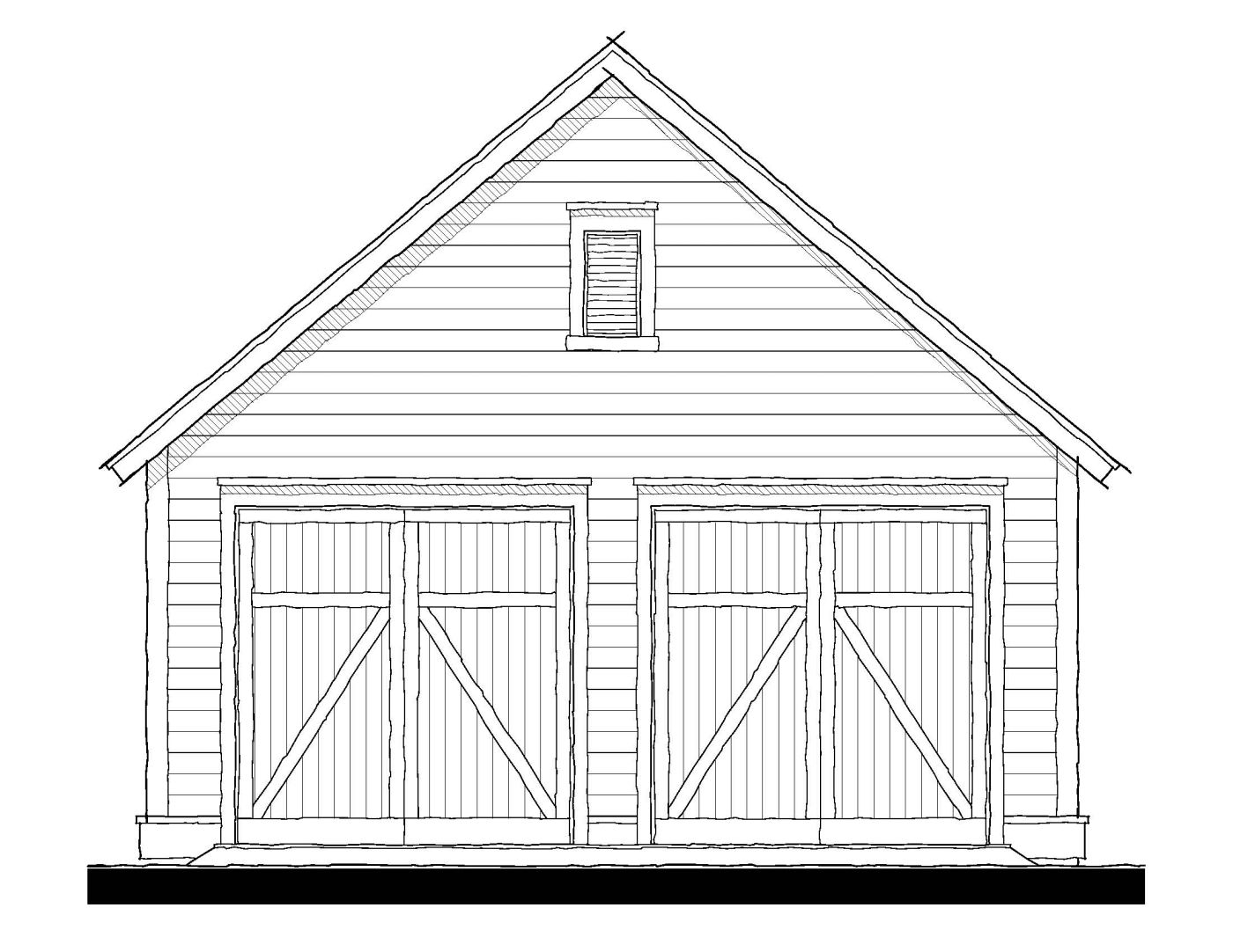 08307 Garage — featured elevation
