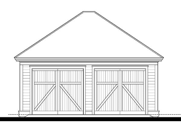 09320 Garage — featured elevation