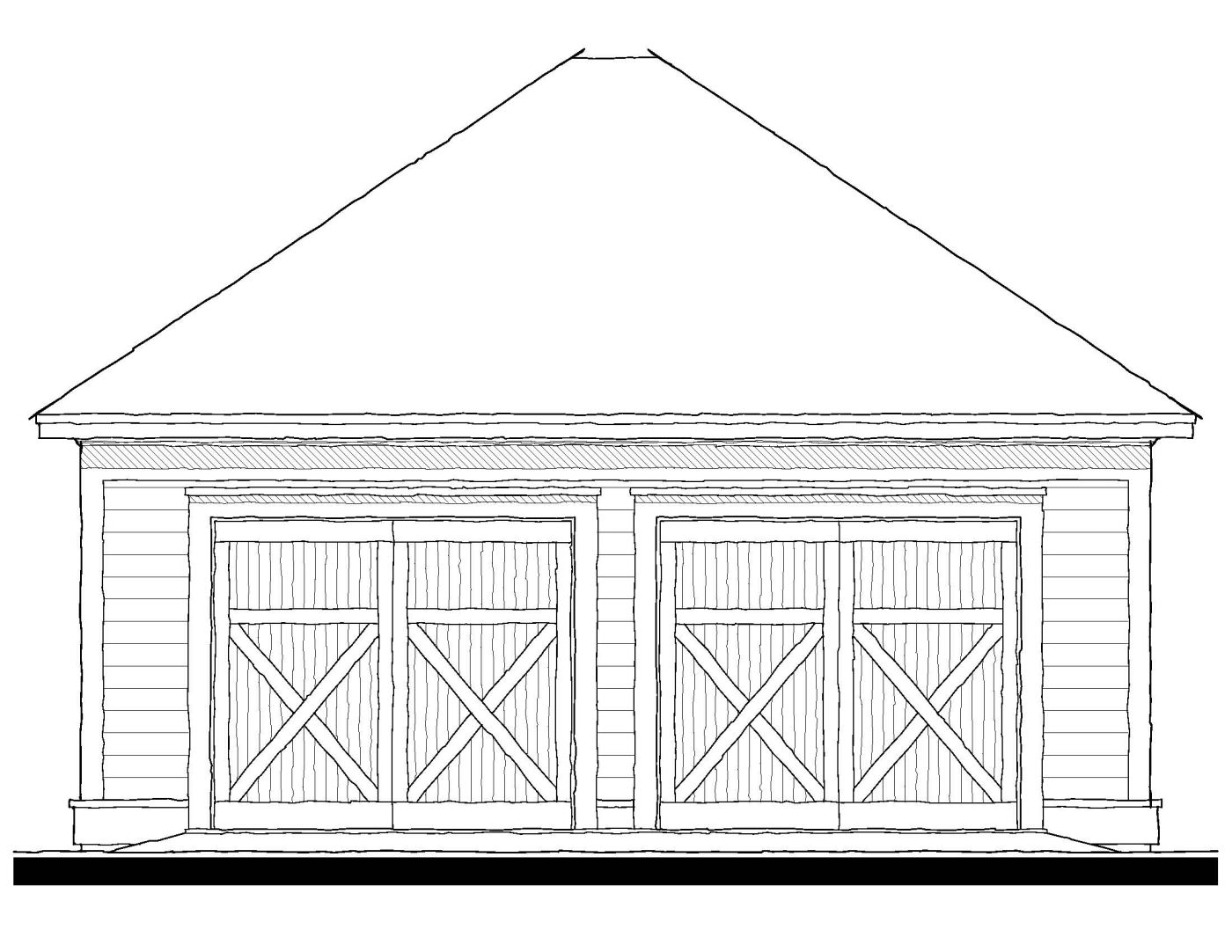 09351 Garage — featured elevation
