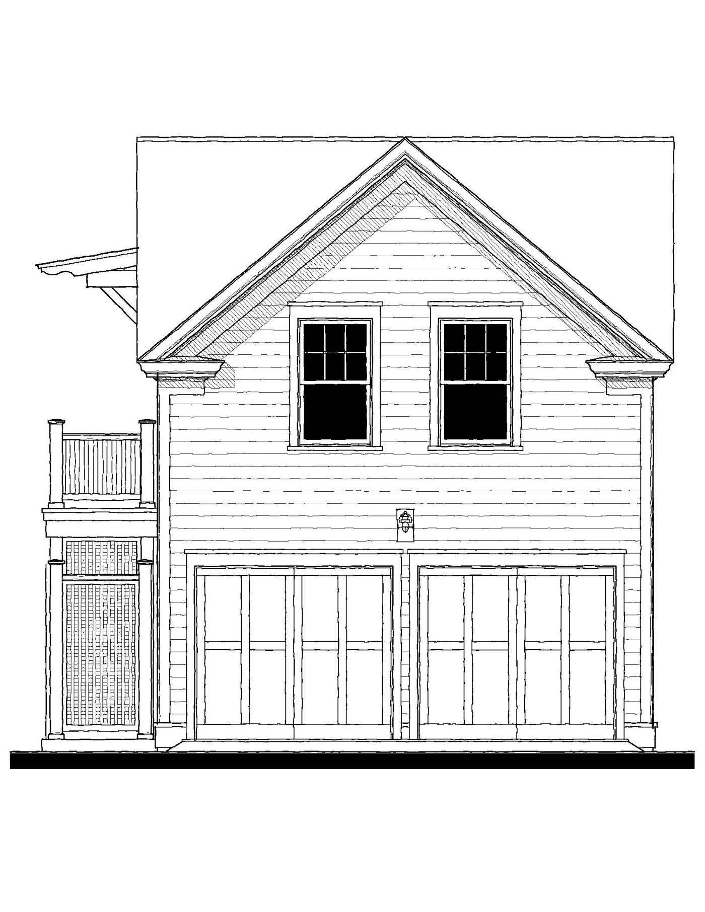 09377 Garage — featured elevation