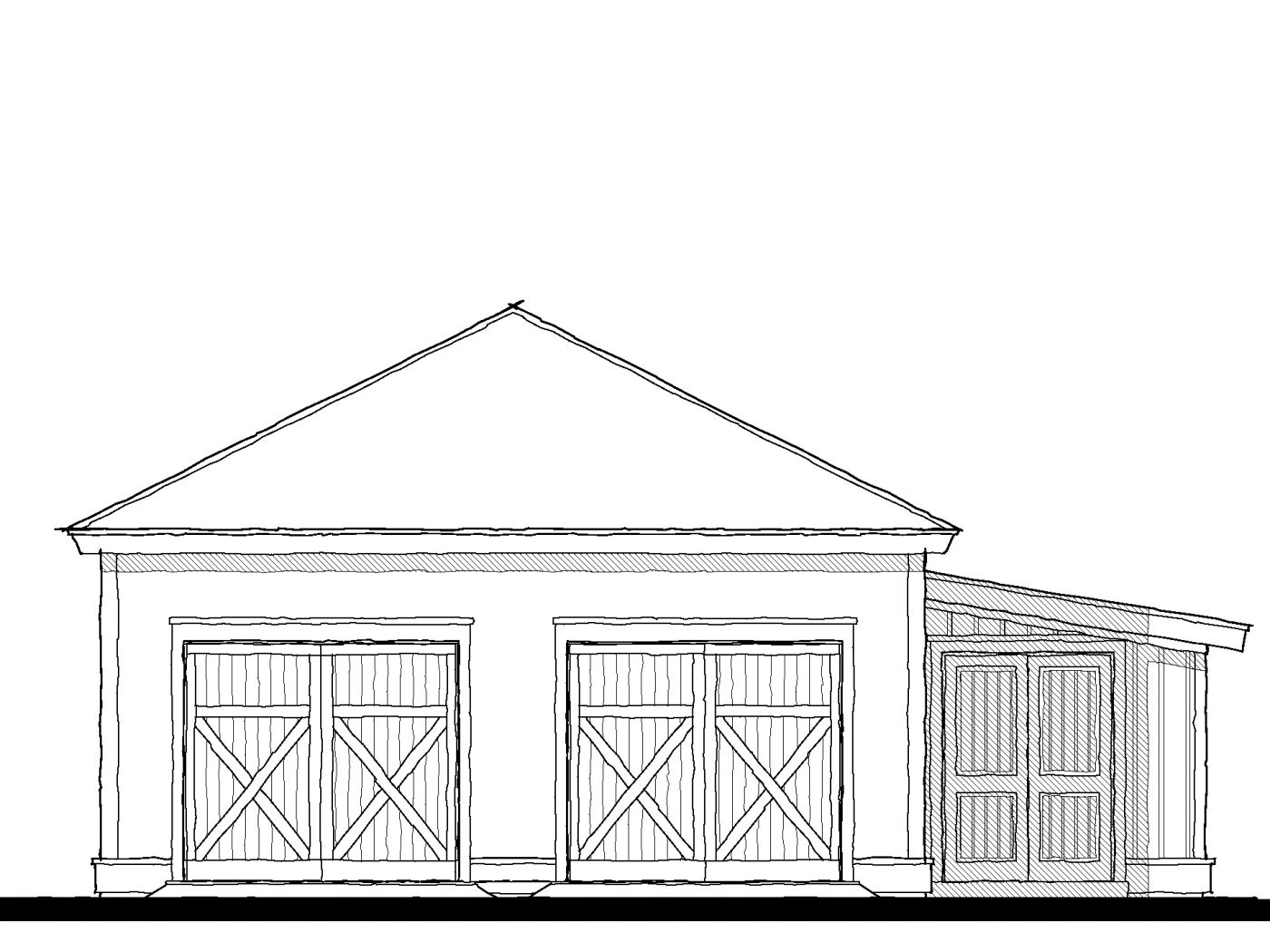 09707 Garage — featured elevation
