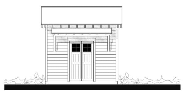10108 Shed — featured elevation