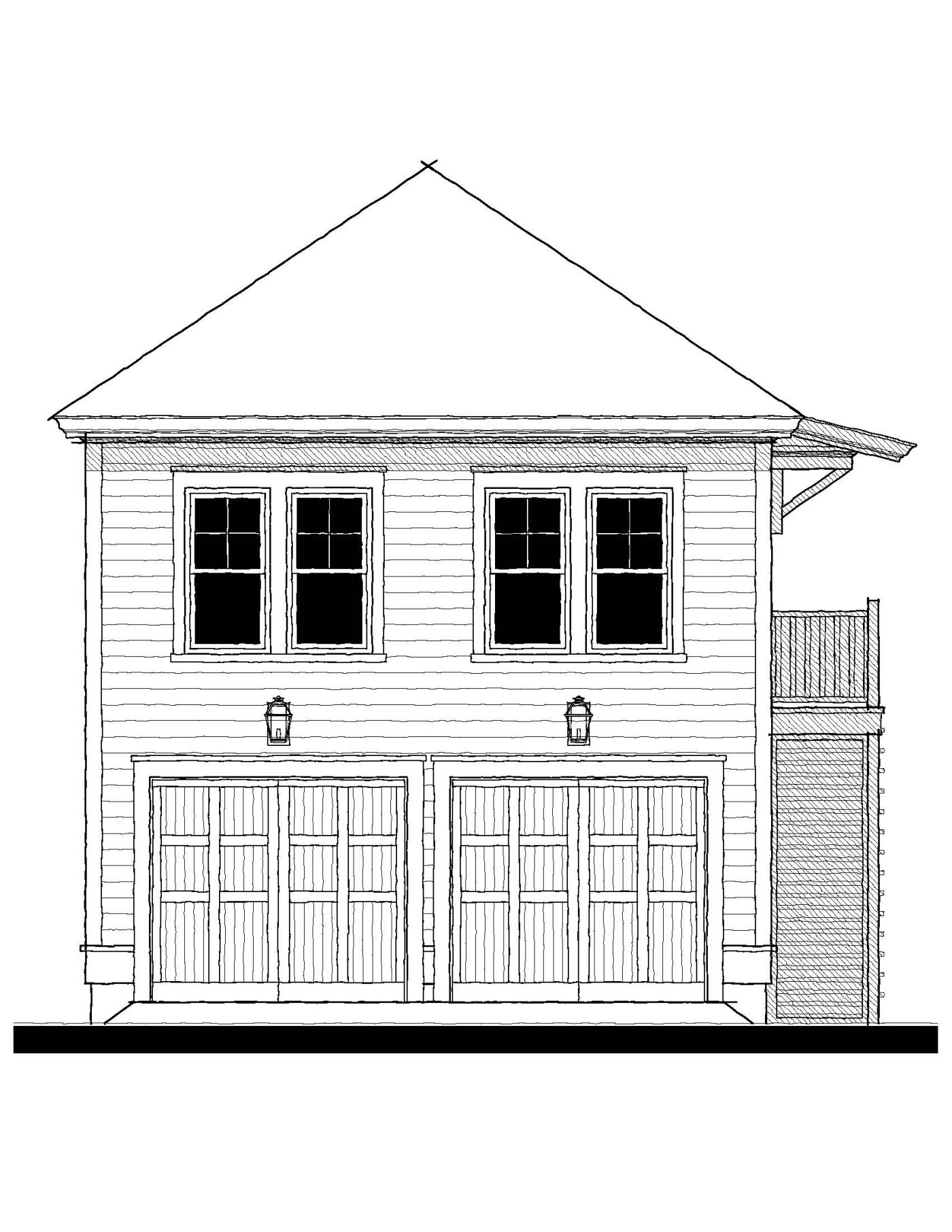 10346 Garage — featured elevation