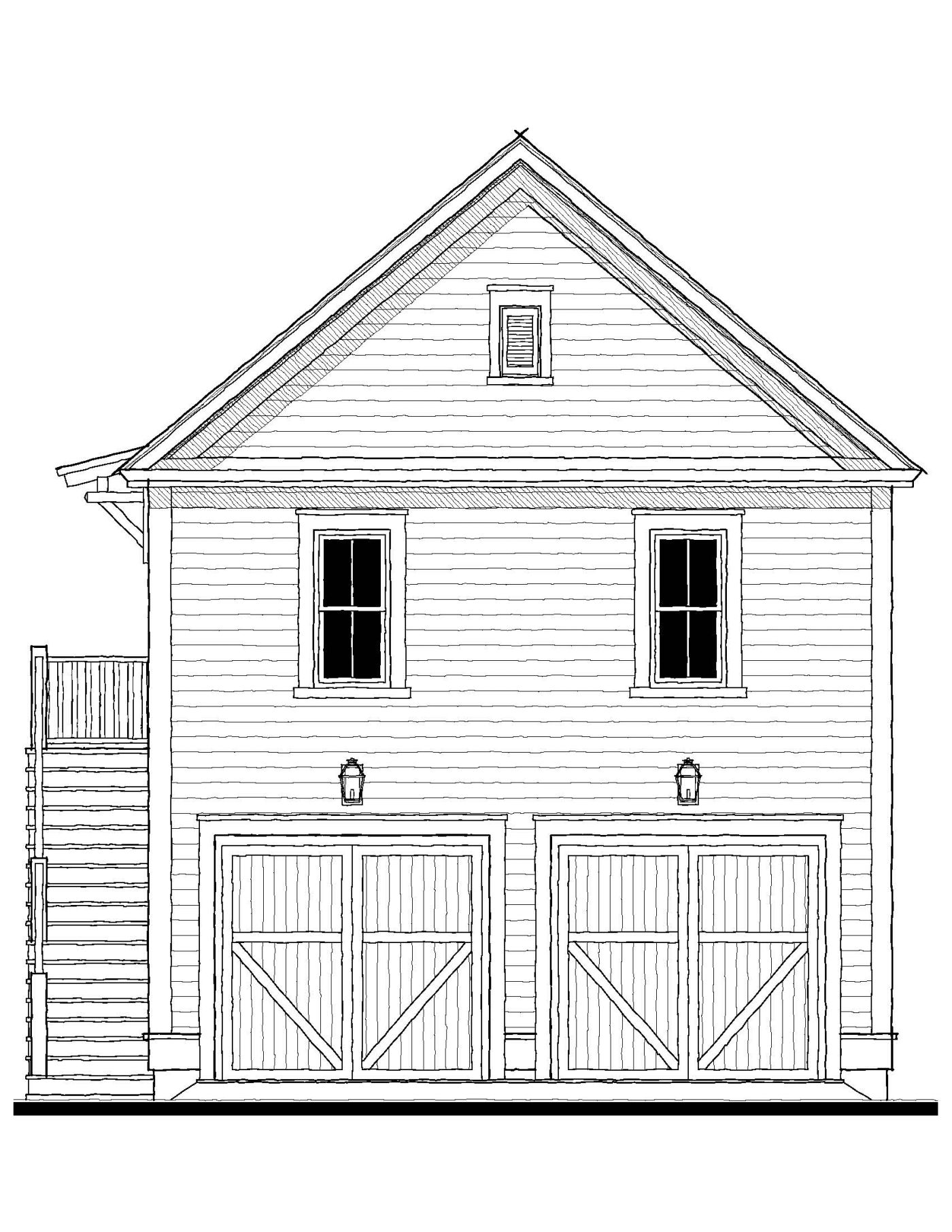 10352 Garage — featured elevation