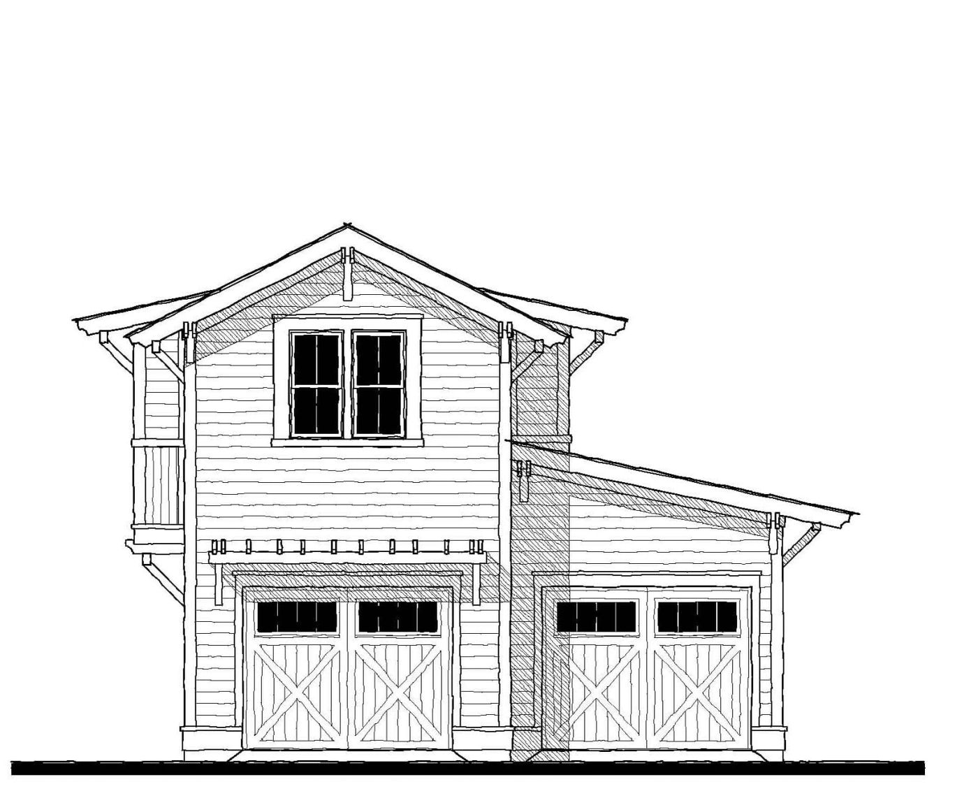 11306 Garage — featured elevation