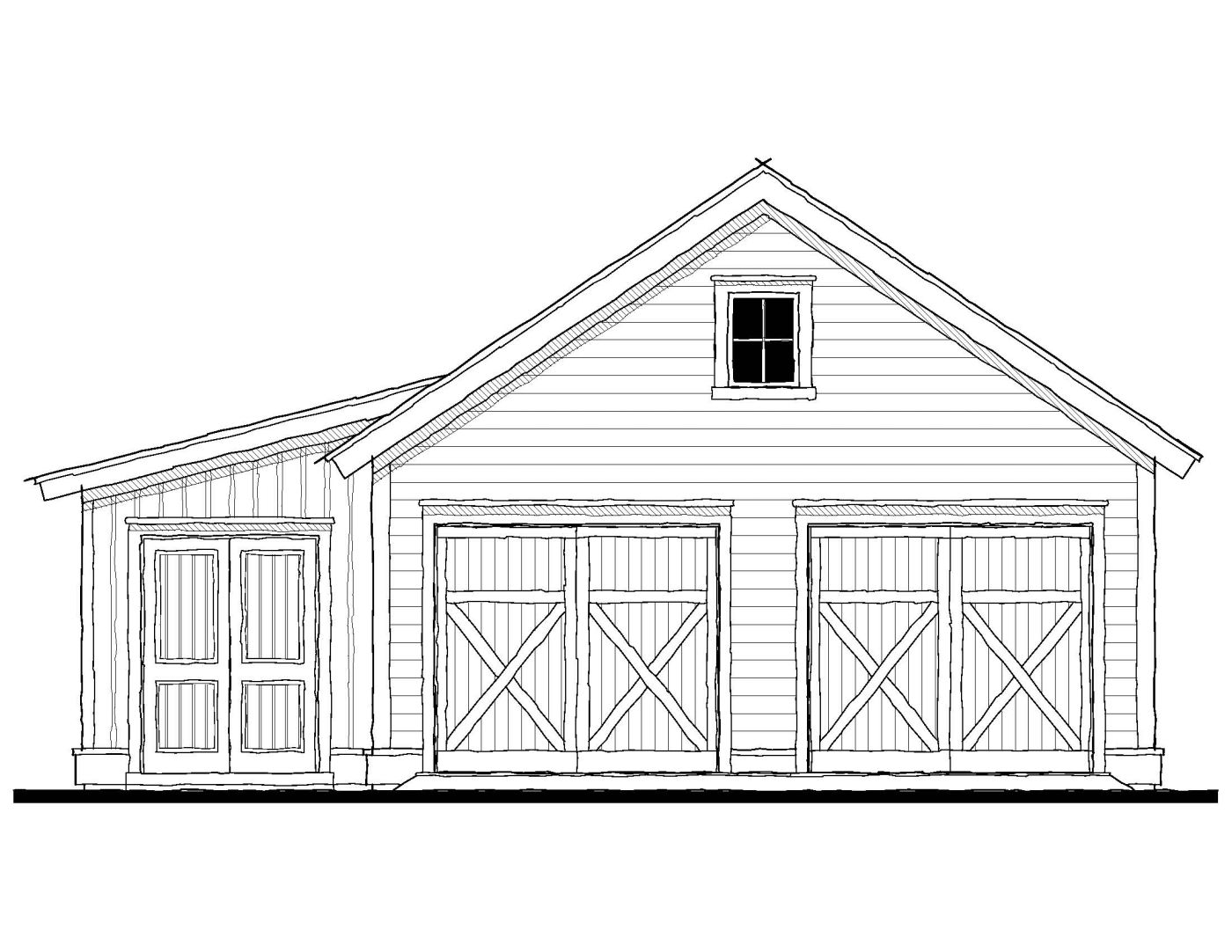 12301 Garage — featured elevation