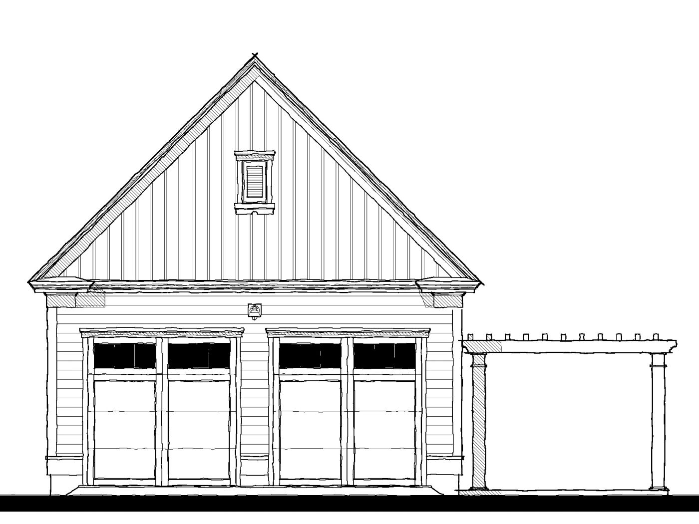 123104 Garage — featured elevation