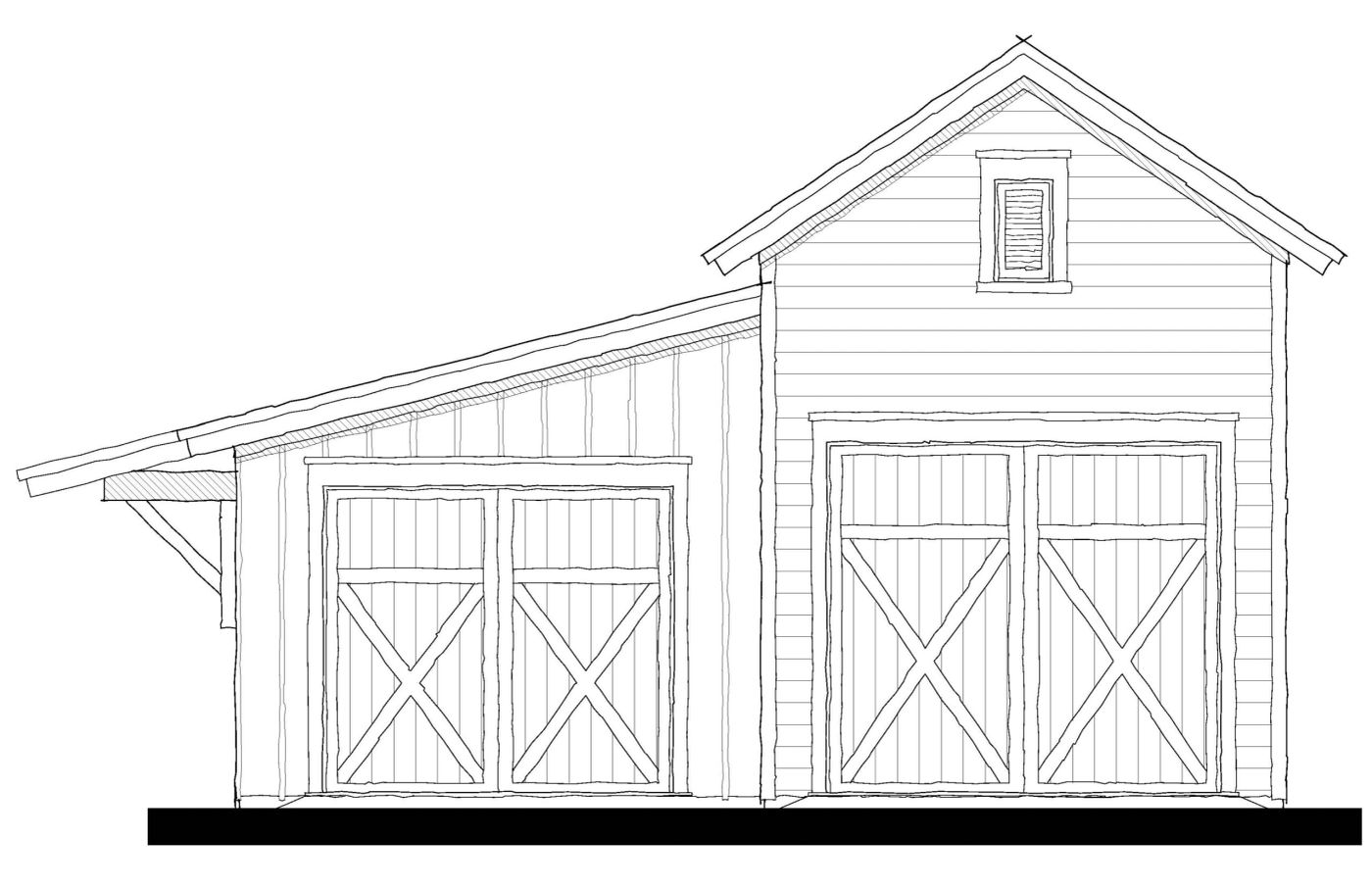 123141 Garage — featured elevation