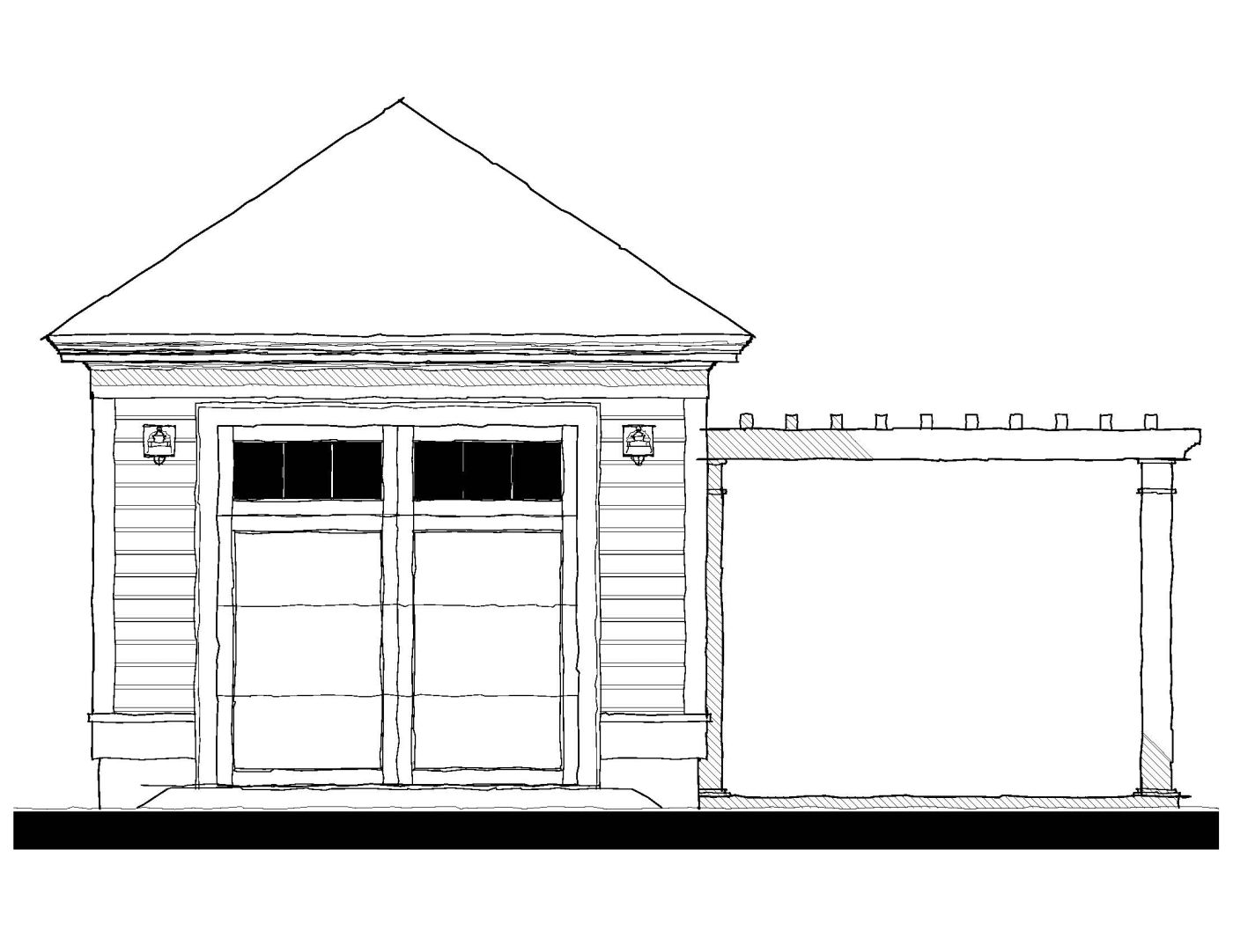 123152 Garage — featured elevation
