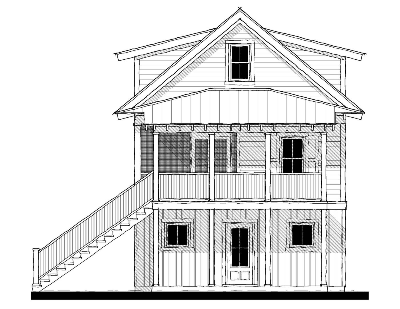 123155 Garage — featured elevation